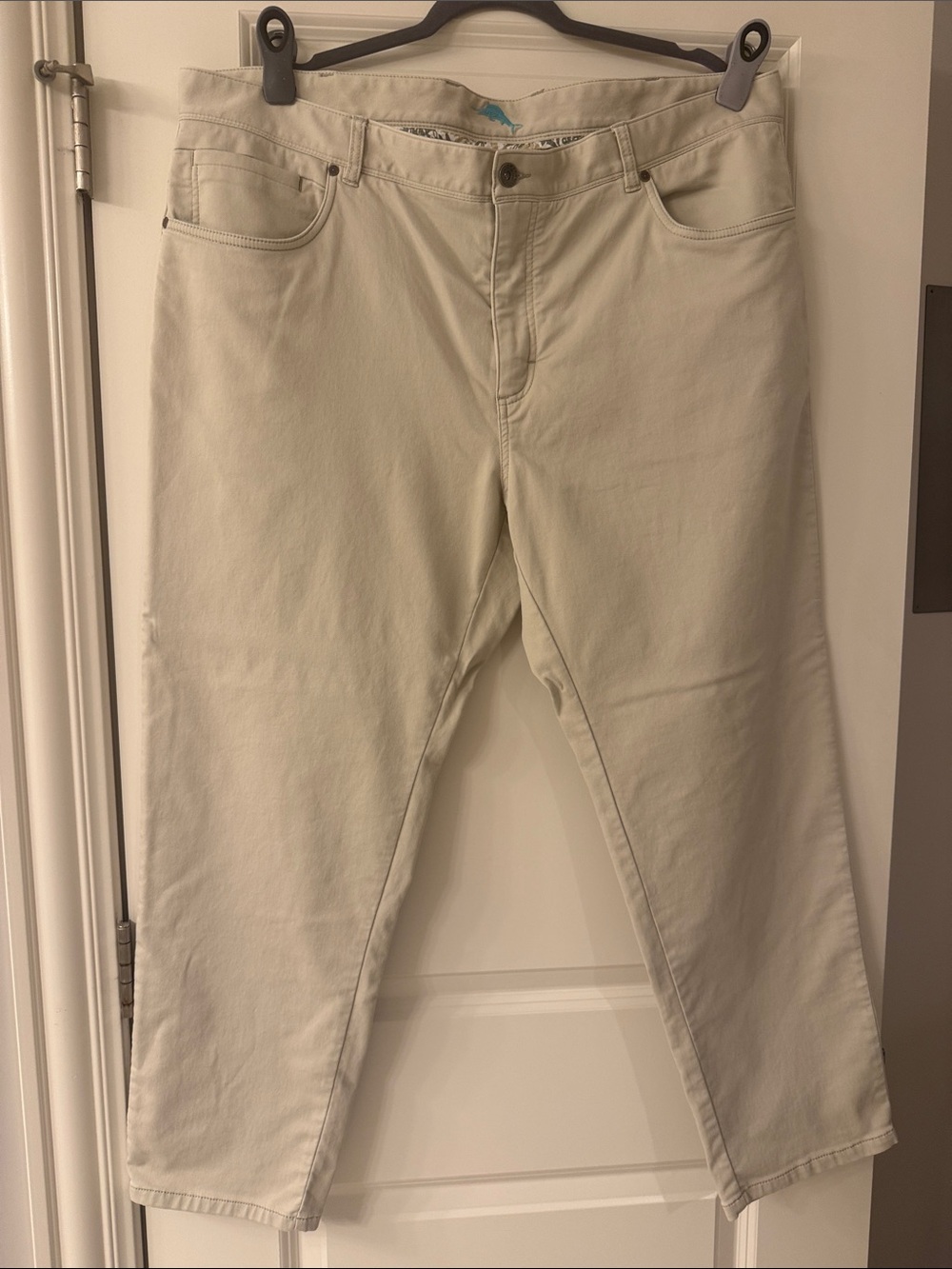 Tommy Bahama Men's Relaxed Cream-Tan Jeans